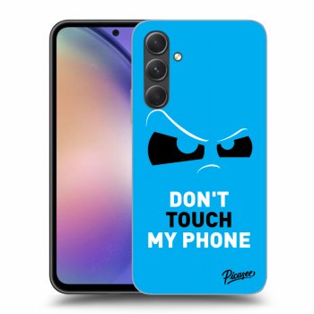 Szilikon tok erre a típusra Samsung Galaxy A54 5G - Cloudy Eye - Blue