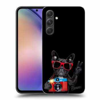 Szilikon tok erre a típusra Samsung Galaxy A54 5G - French Bulldog