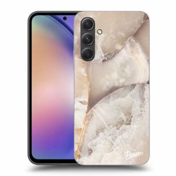 Szilikon tok erre a típusra Samsung Galaxy A54 5G - Cream marble