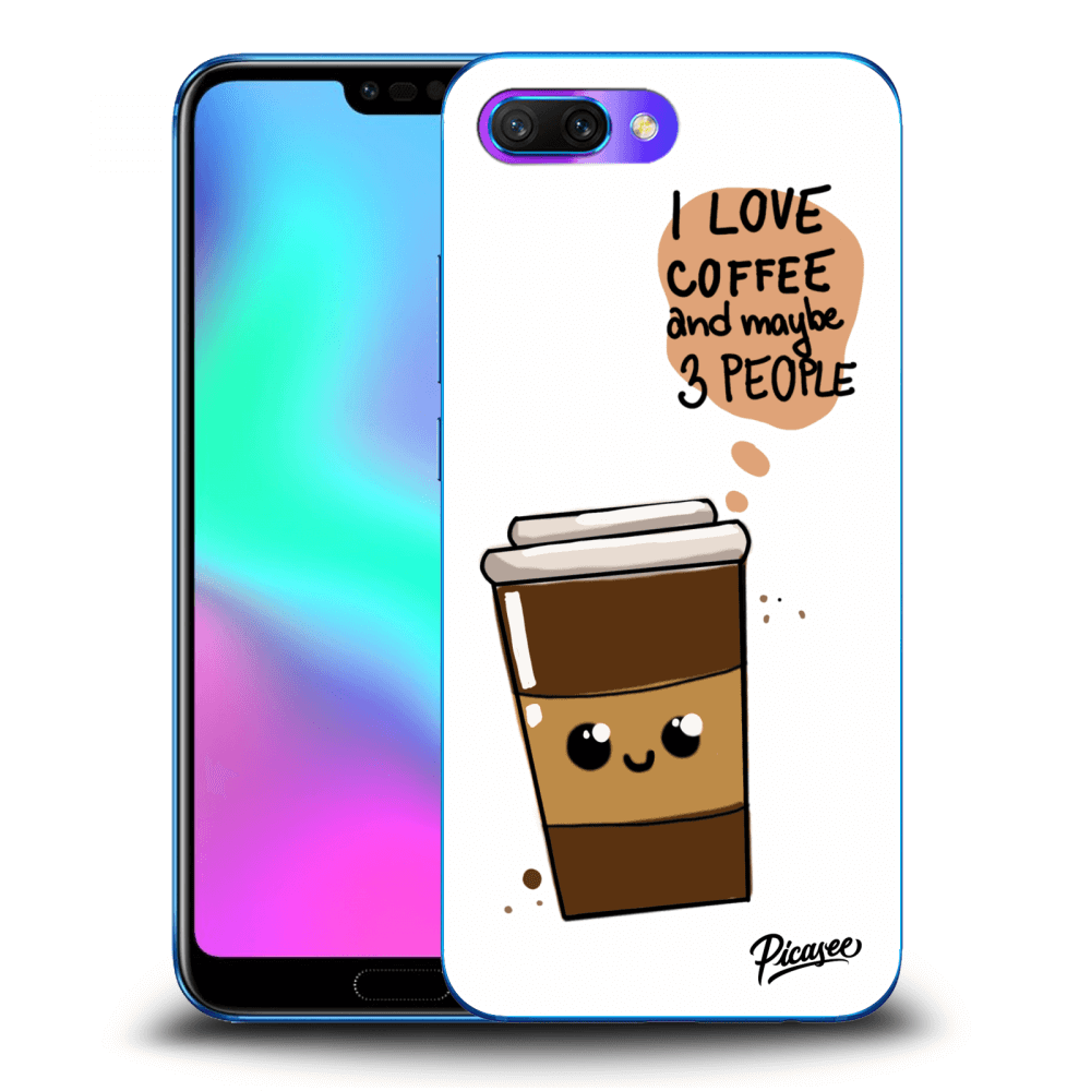 Fekete Szilikon Tok Az Alábbi Mobiltelefonokra Honor 10 - Cute Coffee
