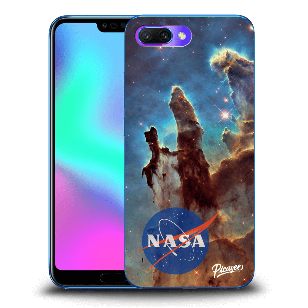 Picasee átlátszó szilikon tok az alábbi mobiltelefonokra Honor 10 - Eagle Nebula
