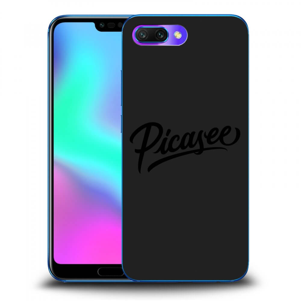 Picasee fekete szilikon tok az alábbi mobiltelefonokra Honor 10 - Picasee - black