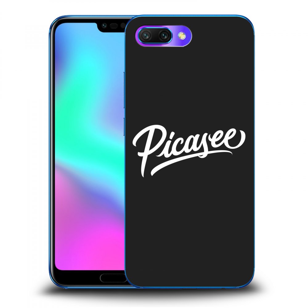 Picasee fekete szilikon tok az alábbi mobiltelefonokra Honor 10 - Picasee - White