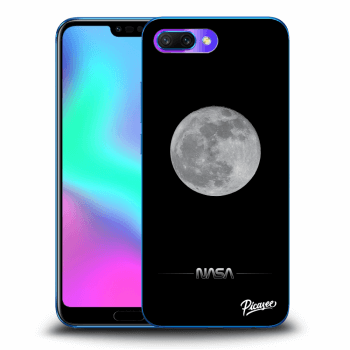 Picasee fekete szilikon tok az alábbi mobiltelefonokra Honor 10 - Moon Minimal