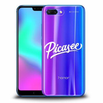 Picasee átlátszó szilikon tok az alábbi mobiltelefonokra Honor 10 - Picasee - White