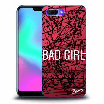 Picasee fekete szilikon tok az alábbi mobiltelefonokra Honor 10 - Bad girl
