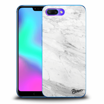 Picasee átlátszó szilikon tok az alábbi mobiltelefonokra Honor 10 - White marble