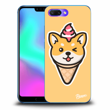 Picasee átlátszó szilikon tok az alábbi mobiltelefonokra Honor 10 - Ice Cream Shiba