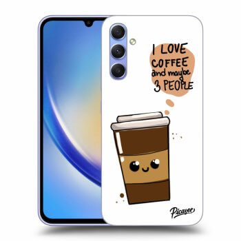 Szilikon tok erre a típusra Samsung Galaxy A34 5G A346B - Cute coffee