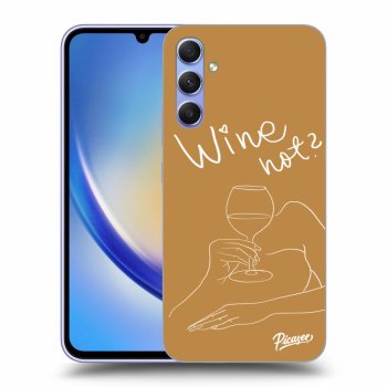 Szilikon tok erre a típusra Samsung Galaxy A34 5G A346B - Wine not