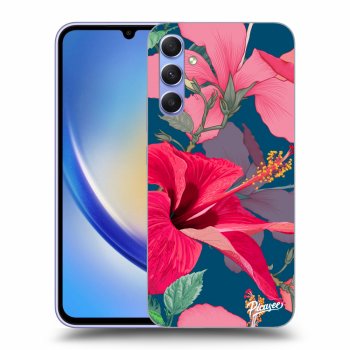 Szilikon tok erre a típusra Samsung Galaxy A34 5G A346B - Hibiscus