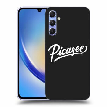 Picasee fekete szilikon tok az alábbi mobiltelefonokra Samsung Galaxy A34 5G A346B - Picasee - White