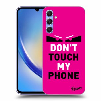 Szilikon tok erre a típusra Samsung Galaxy A34 5G A346B - Shadow Eye - Pink