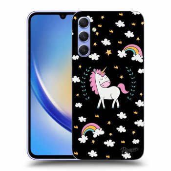 Szilikon tok erre a típusra Samsung Galaxy A34 5G A346B - Unicorn star heaven