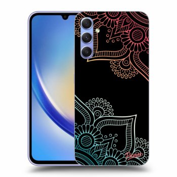 Szilikon tok erre a típusra Samsung Galaxy A34 5G A346B - Flowers pattern