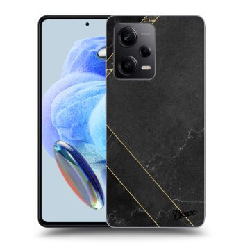 Szilikon tok erre a típusra Xiaomi Redmi Note 12 5G - Black tile