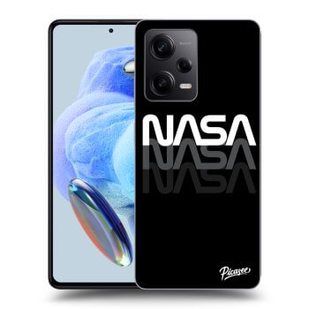 Picasee fekete szilikon tok az alábbi mobiltelefonokra Xiaomi Redmi Note 12 5G - NASA Triple