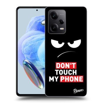 Szilikon tok erre a típusra Xiaomi Redmi Note 12 5G - Angry Eyes - Transparent