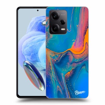 Szilikon tok erre a típusra Xiaomi Redmi Note 12 Pro+ 5G - Rainbow