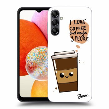 Szilikon tok erre a típusra Samsung Galaxy A14 4G A145R - Cute coffee