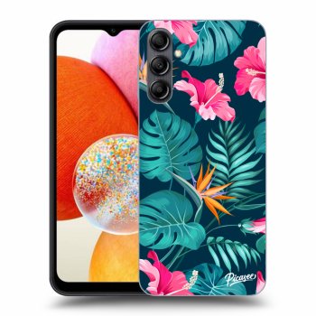 Szilikon tok erre a típusra Samsung Galaxy A14 4G A145R - Pink Monstera