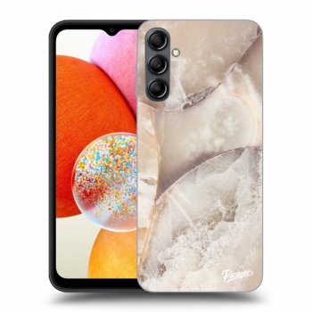 Szilikon tok erre a típusra Samsung Galaxy A14 4G A145R - Cream marble