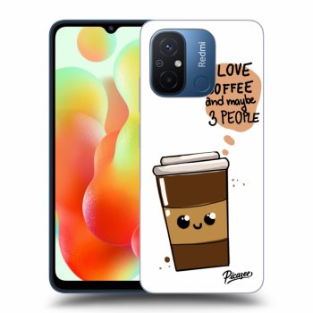 Szilikon tok erre a típusra Xiaomi Redmi 12C - Cute coffee