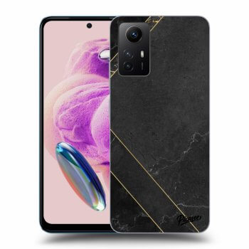 Szilikon tok erre a típusra Xiaomi Redmi Note 12S - Black tile