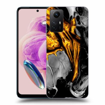 Szilikon tok erre a típusra Xiaomi Redmi Note 12S - Black Gold