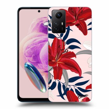 Szilikon tok erre a típusra Xiaomi Redmi Note 12S - Red Lily