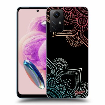 Szilikon tok erre a típusra Xiaomi Redmi Note 12S - Flowers pattern