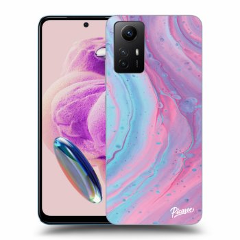 Szilikon tok erre a típusra Xiaomi Redmi Note 12S - Pink liquid