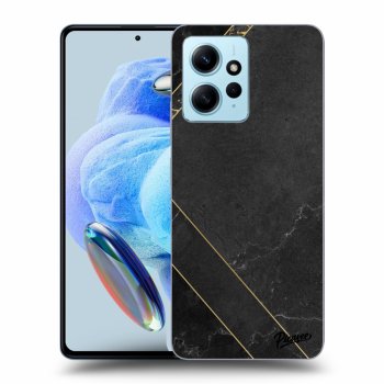 Szilikon tok erre a típusra Xiaomi Redmi Note 12 4G - Black tile