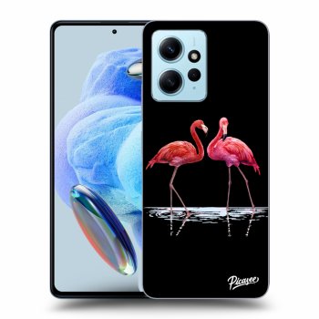Picasee ULTIMATE CASE Xiaomi Redmi Note 12 4G - készülékre - Flamingos couple