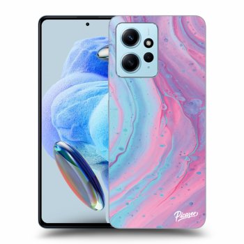 Szilikon tok erre a típusra Xiaomi Redmi Note 12 4G - Pink liquid