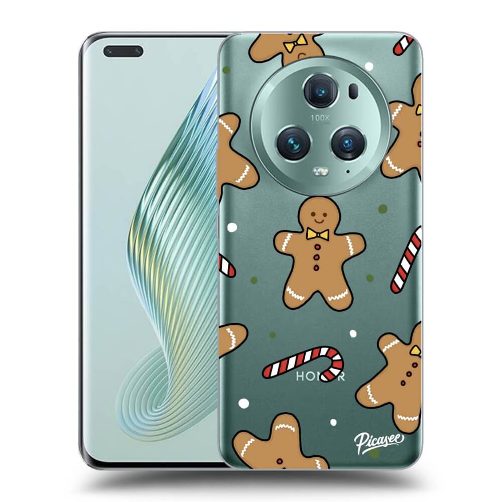 Picasee átlátszó szilikon tok az alábbi mobiltelefonokra Honor Magic5 Pro - Gingerbread