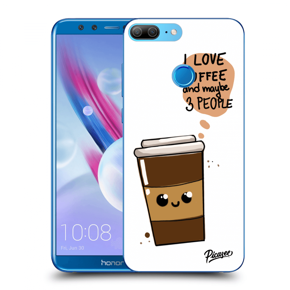 Picasee átlátszó szilikon tok az alábbi mobiltelefonokra Honor 9 Lite - Cute coffee