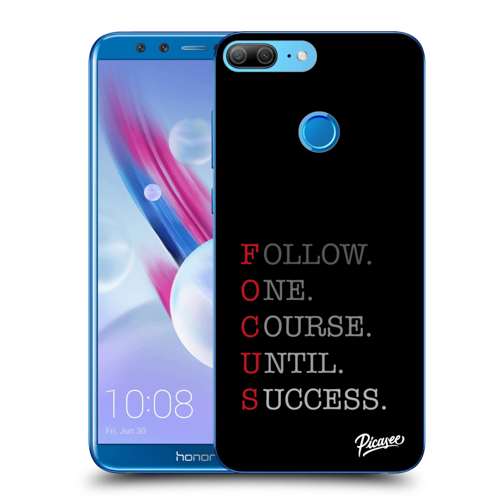 Picasee fekete szilikon tok az alábbi mobiltelefonokra Honor 9 Lite - Focus