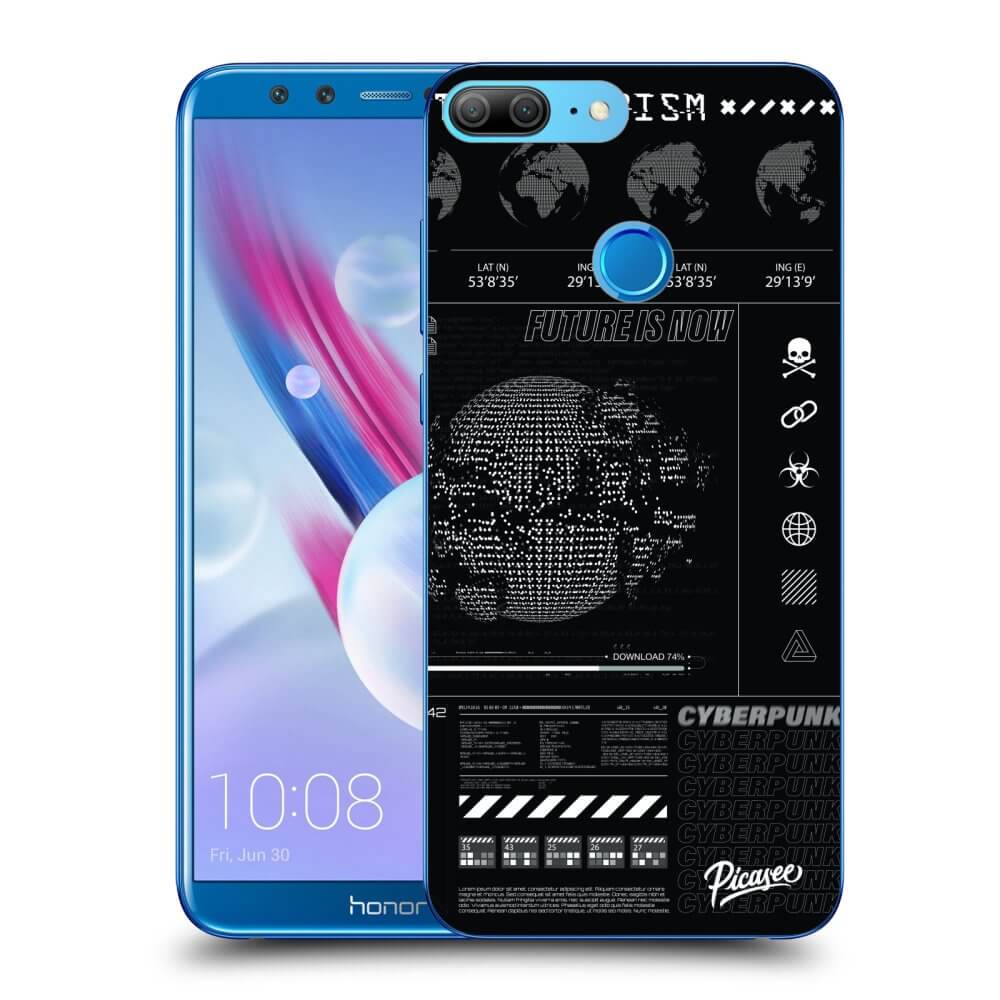 Picasee fekete szilikon tok az alábbi mobiltelefonokra Honor 9 Lite - FUTURE
