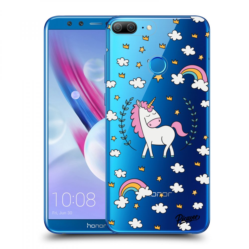 Picasee átlátszó szilikon tok az alábbi mobiltelefonokra Honor 9 Lite - Unicorn star heaven