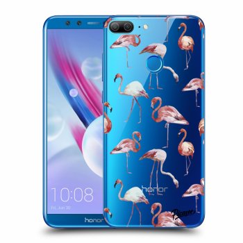 Picasee átlátszó szilikon tok az alábbi mobiltelefonokra Honor 9 Lite - Flamingos