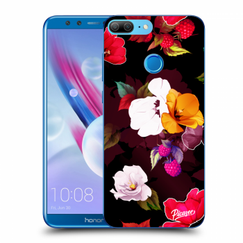 Picasee átlátszó szilikon tok az alábbi mobiltelefonokra Honor 9 Lite - Flowers and Berries
