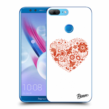 Picasee átlátszó szilikon tok az alábbi mobiltelefonokra Honor 9 Lite - Big heart