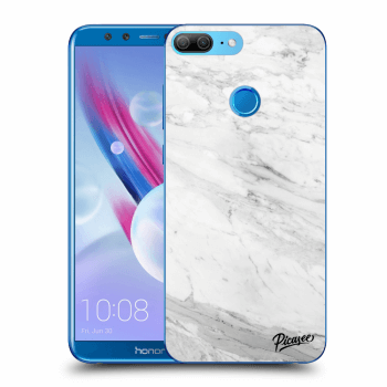 Picasee átlátszó szilikon tok az alábbi mobiltelefonokra Honor 9 Lite - White marble