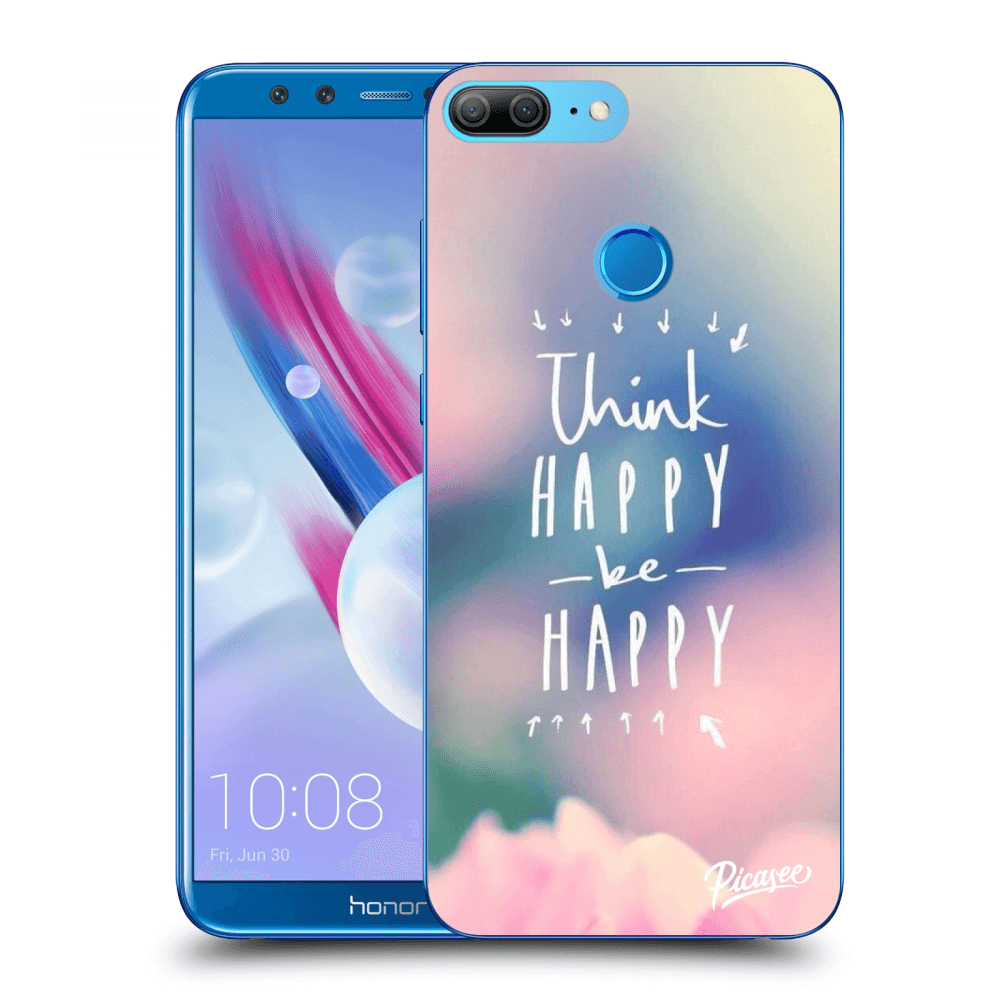 Picasee átlátszó szilikon tok az alábbi mobiltelefonokra Honor 9 Lite - Think happy be happy