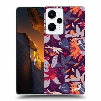 Szilikon tok erre a típusra Xiaomi Poco F5 - Purple Leaf