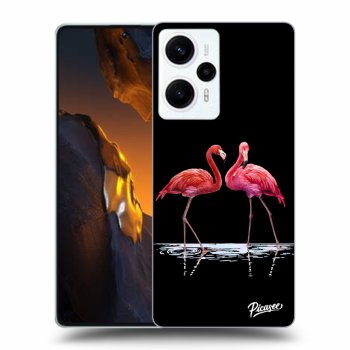 Picasee ULTIMATE CASE Xiaomi Poco F5 - készülékre - Flamingos couple