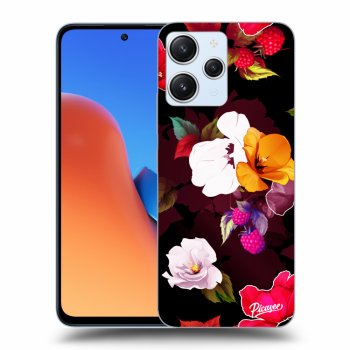 Tok az alábbi mobiltelefonokra Xiaomi Redmi 12 4G - Flowers and Berries