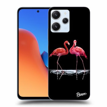 Picasee ULTIMATE CASE Xiaomi Redmi 12 4G - készülékre - Flamingos couple