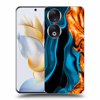 Szilikon tok erre a típusra Honor 90 5G - Gold blue